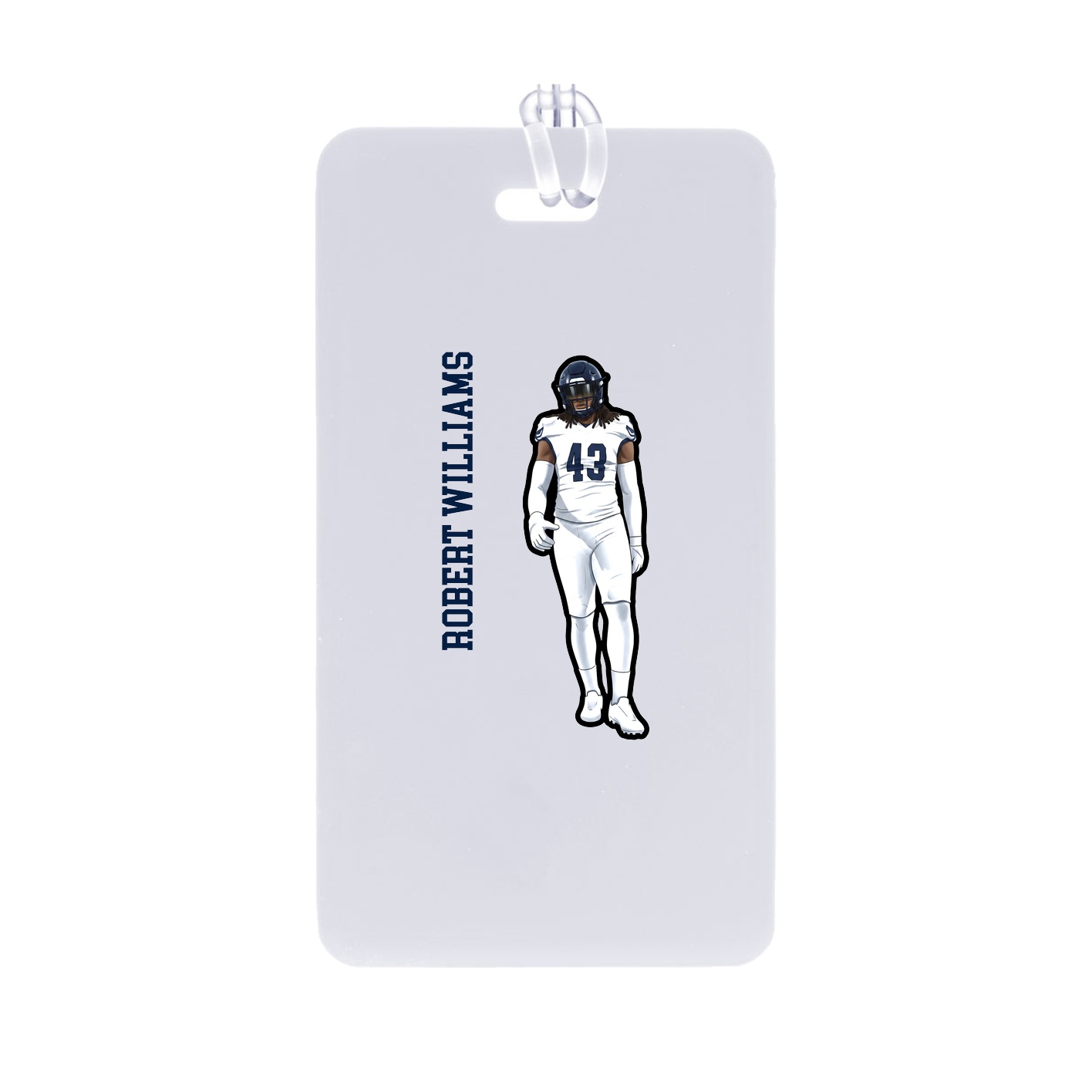 Bag Tag — Name Vertical in Classic