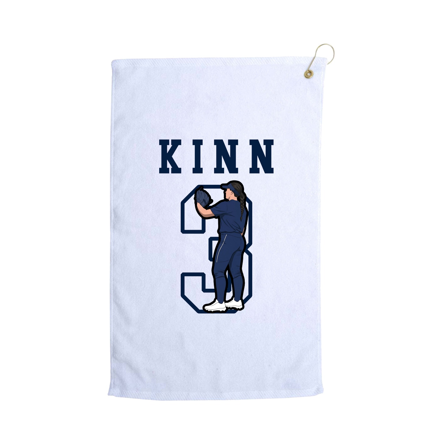 Golf Towel — Shirsey in White