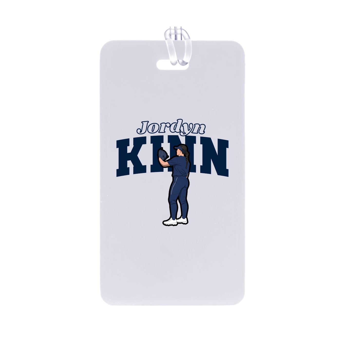 Bag Tag — Name Arch in Classic