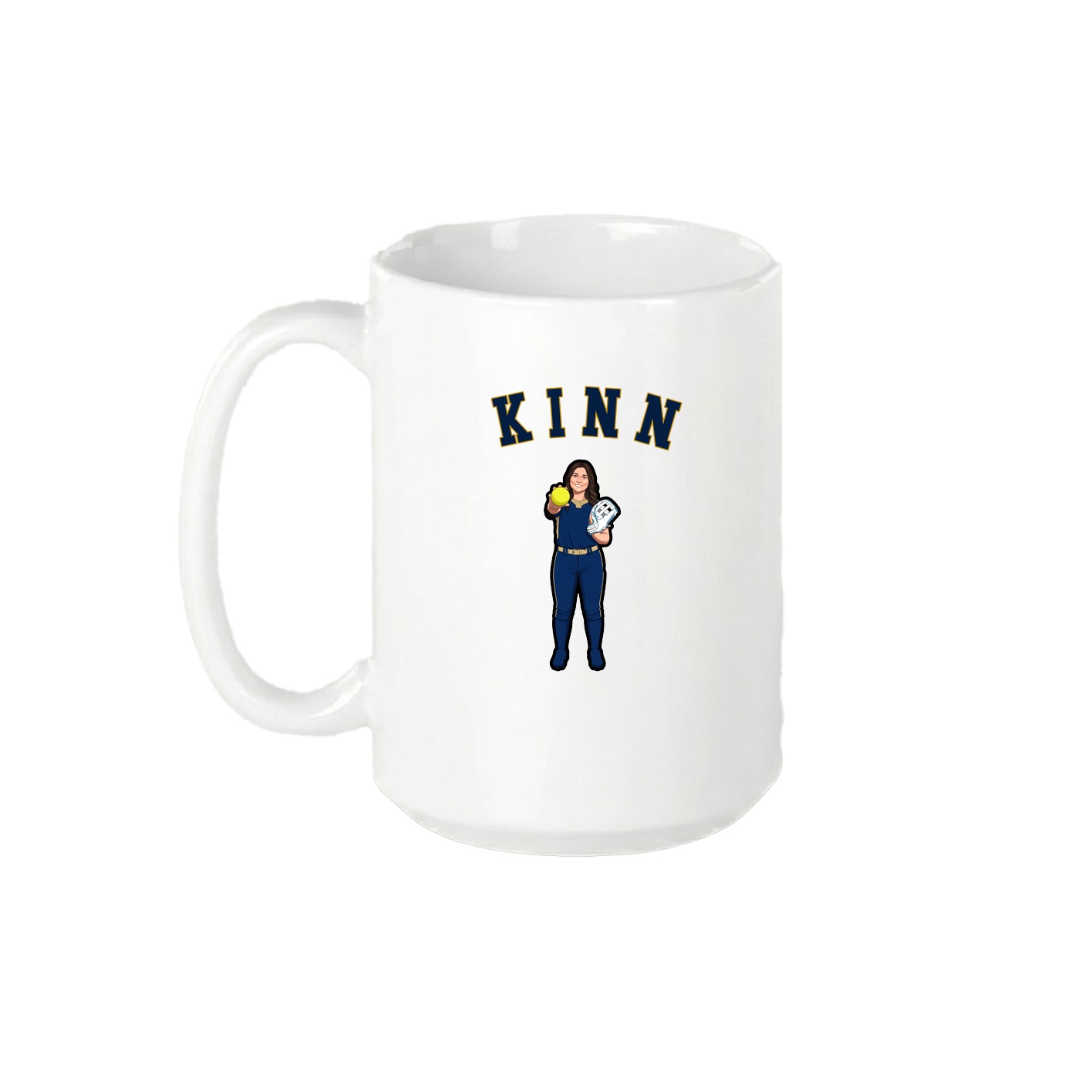 15oz Coffee Mug — Shirsey Arch in White
