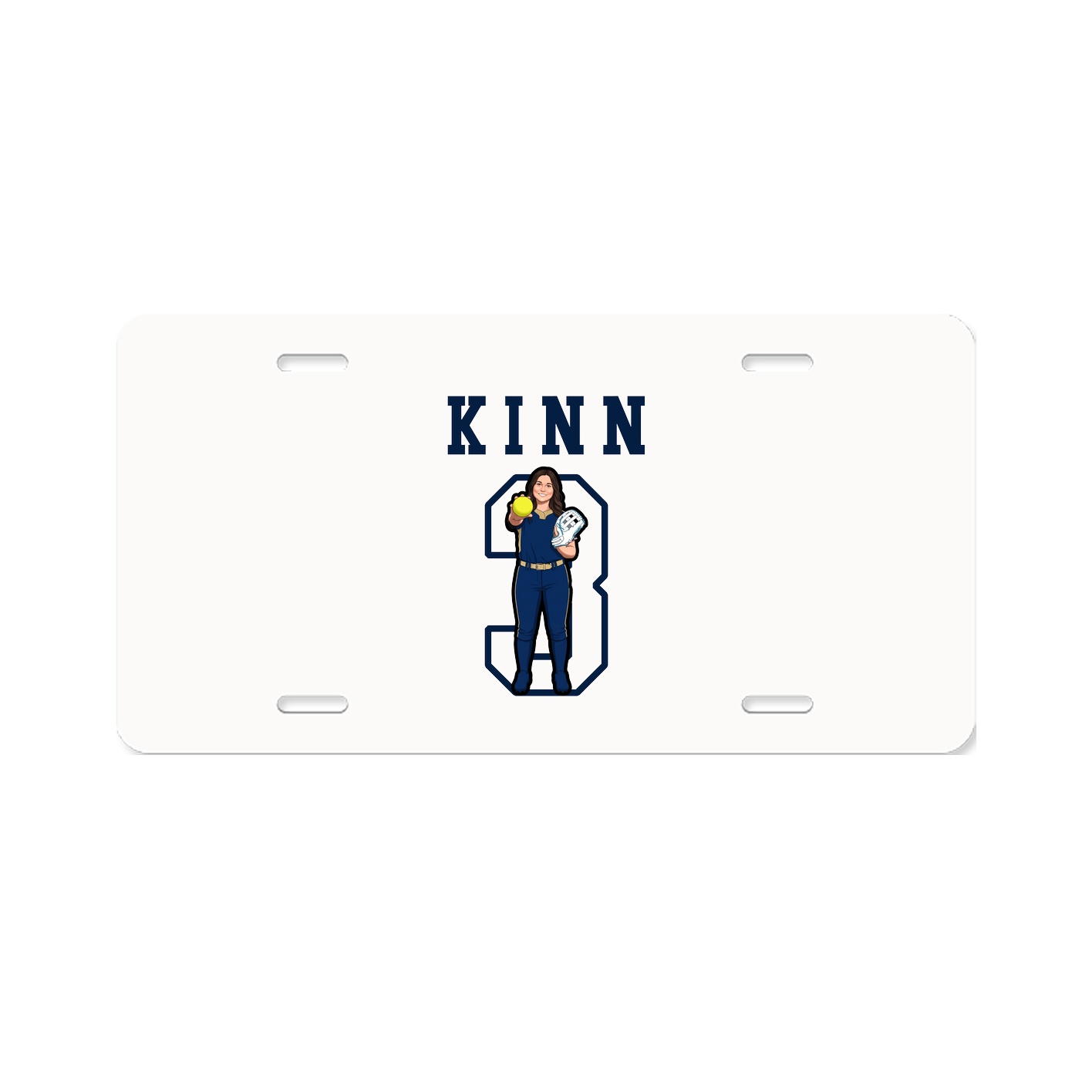 License Plate — Shirsey in Classic