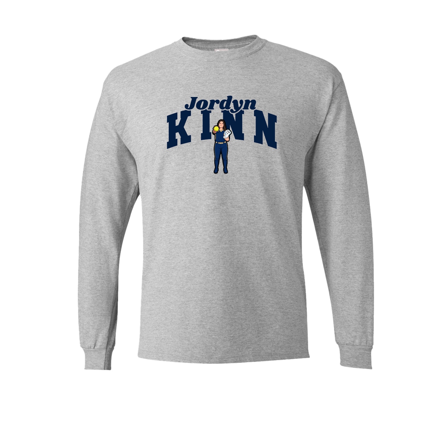 Long Sleeve Tee — Signature Arch in Grey