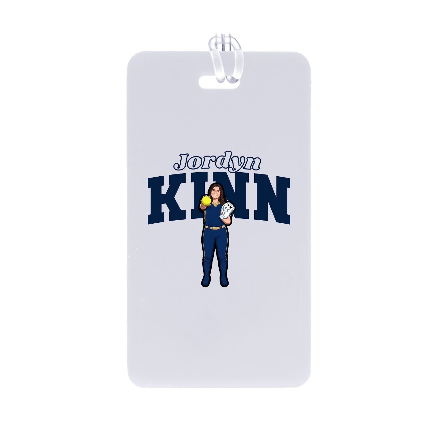 Bag Tag — Name Arch in Classic