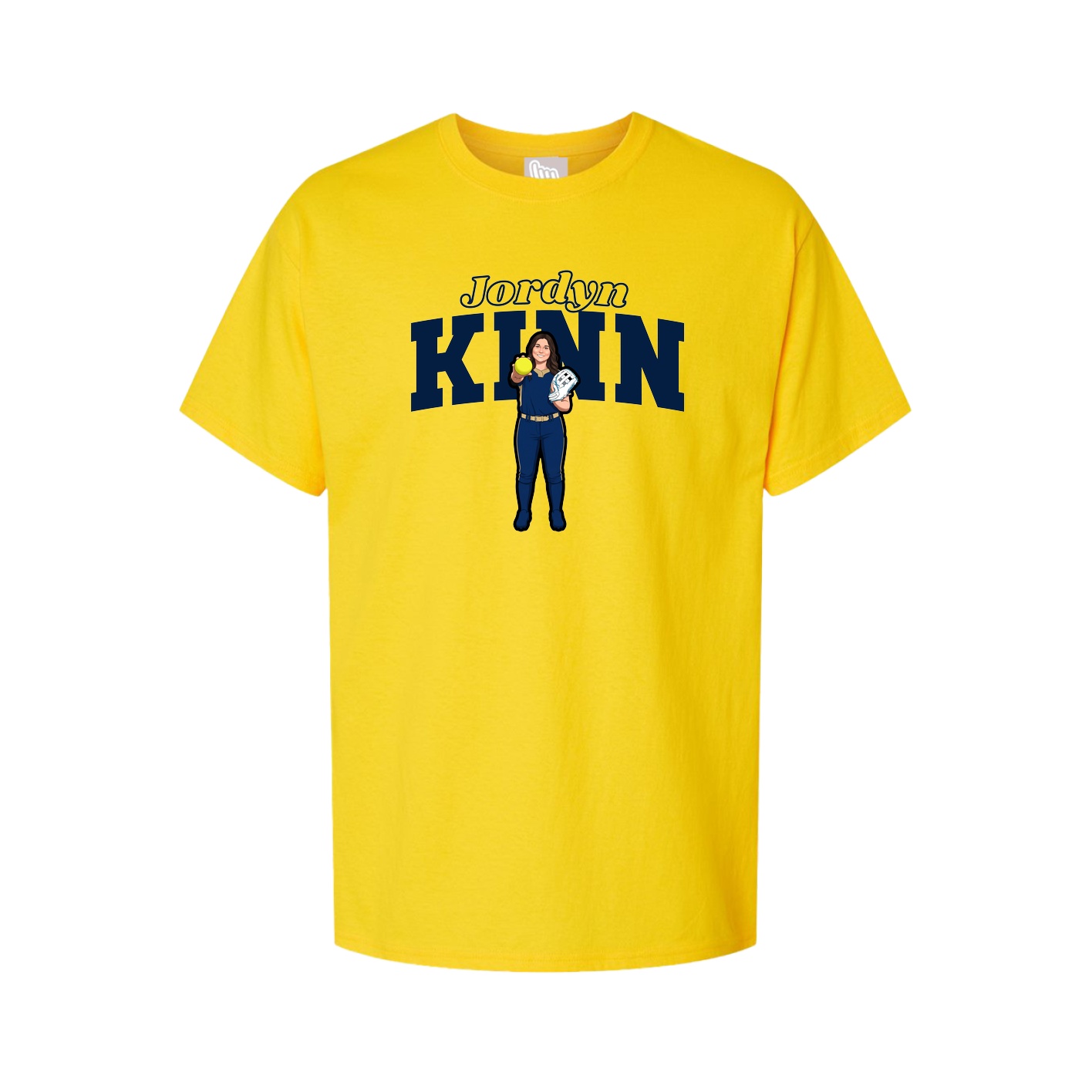 Tee — Name Arch in Gold
