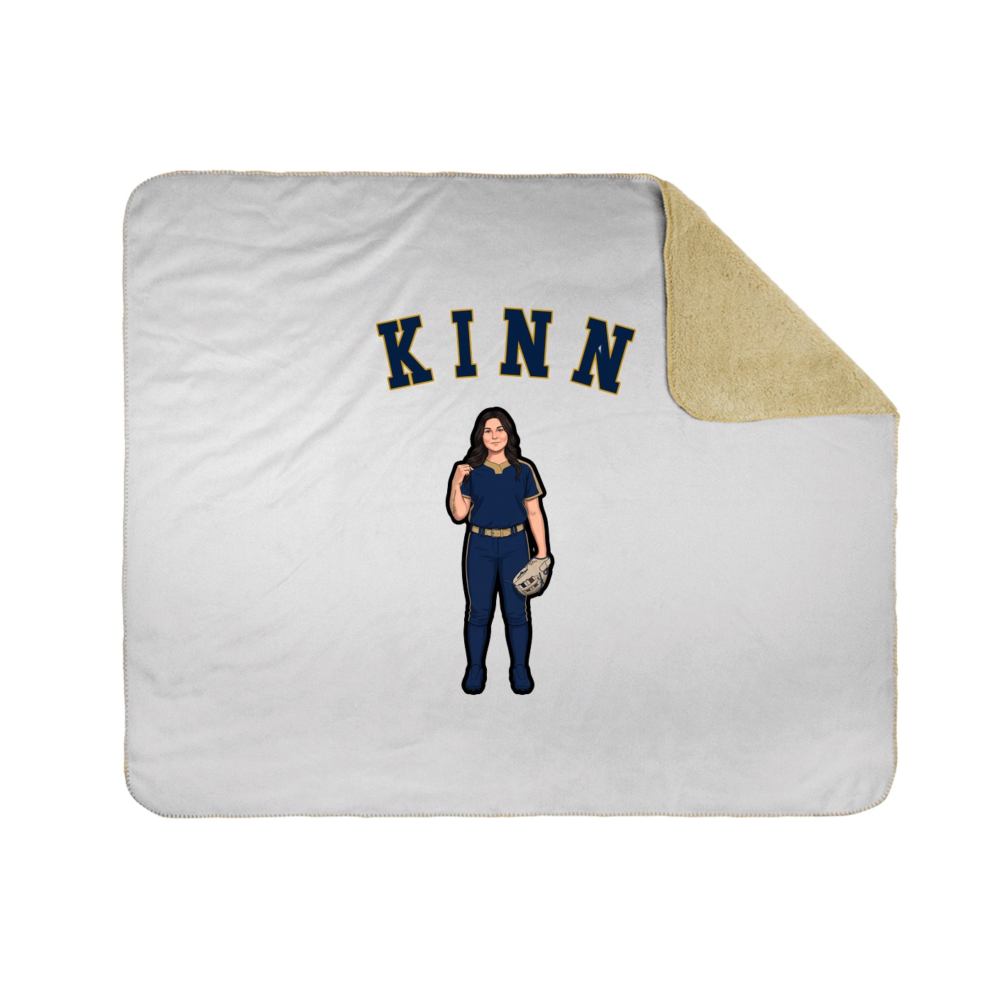 Throw Blanket — Shirsey Arch in White