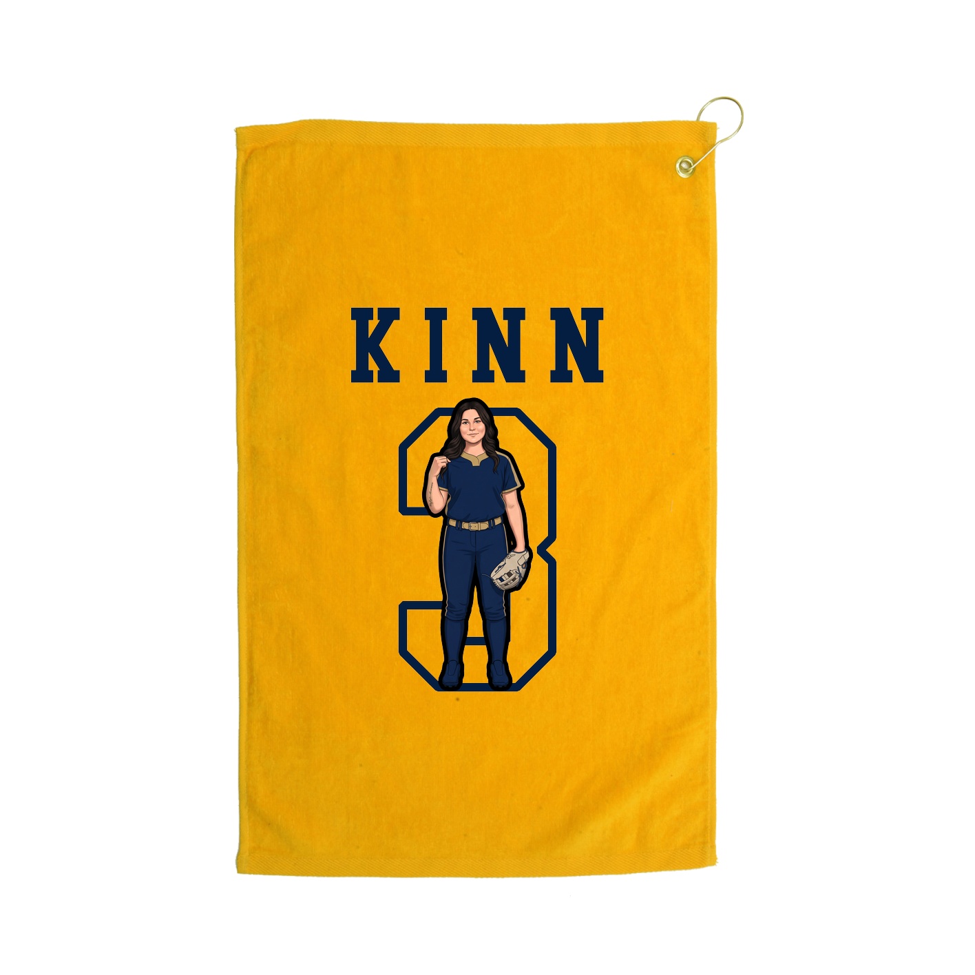 Golf Towel — Shirsey in Gold