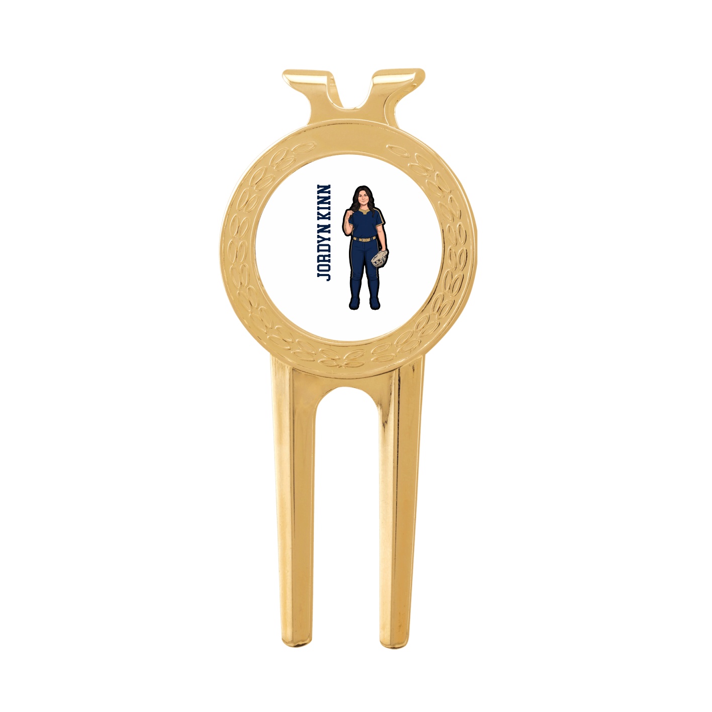 Divot Tool with Ball Marker — Name Vertical in Classic