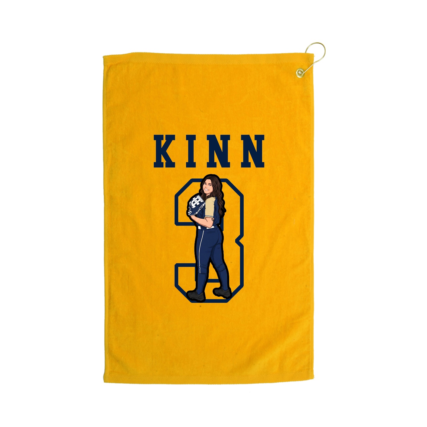 Golf Towel — Shirsey in Gold
