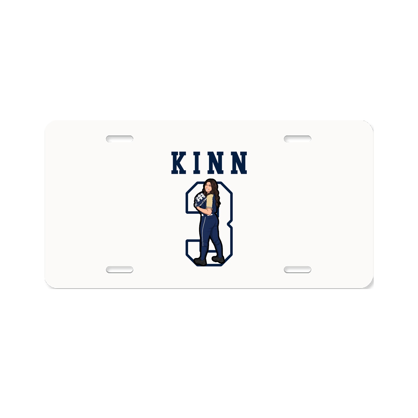 License Plate — Shirsey in Classic