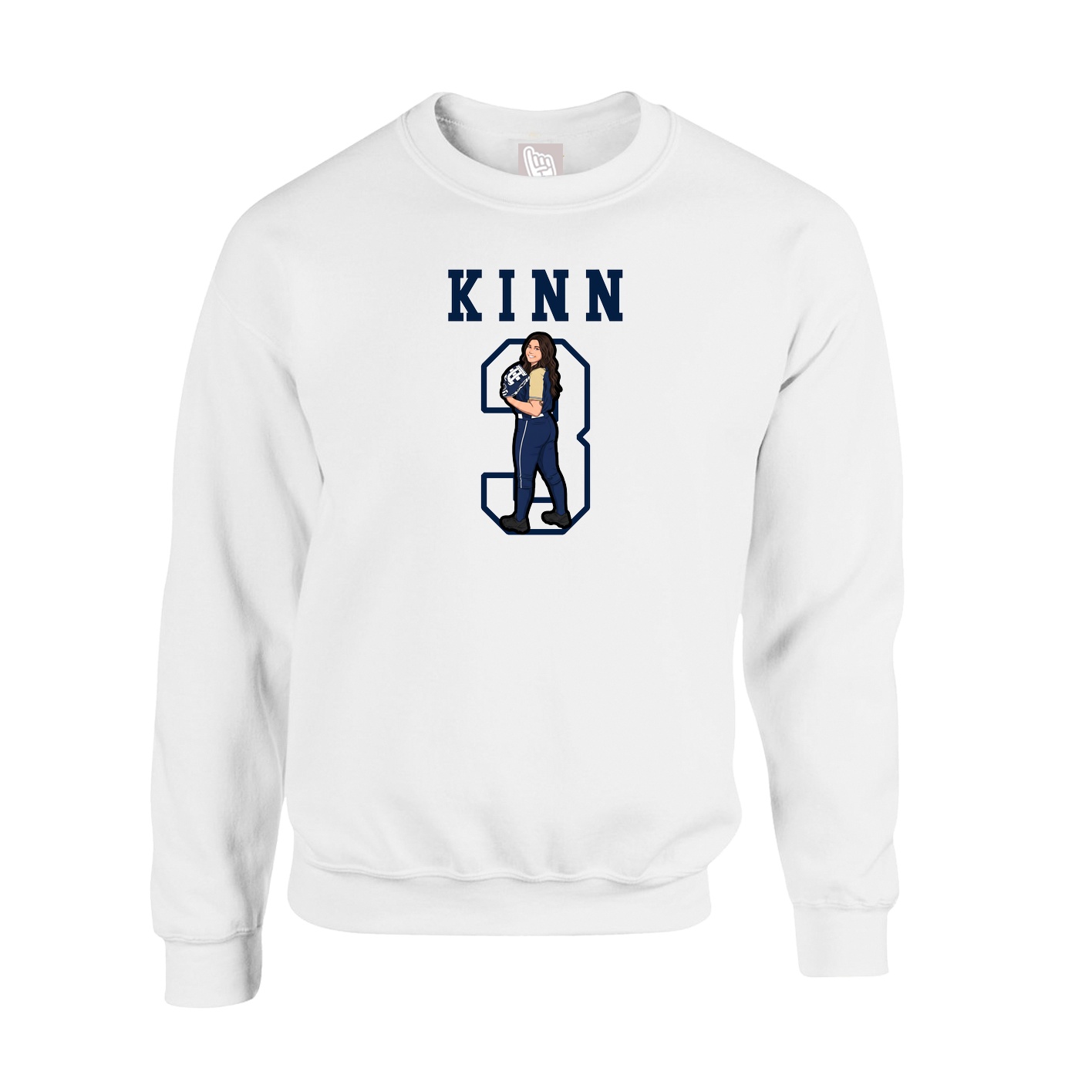 Fleece Crew — Shirsey in White