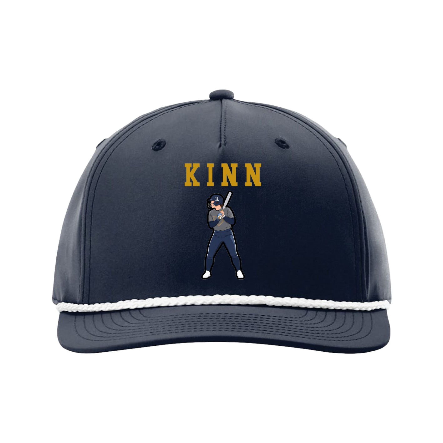 Five-Panel Classic Rope Cap — Shirsey in Navy