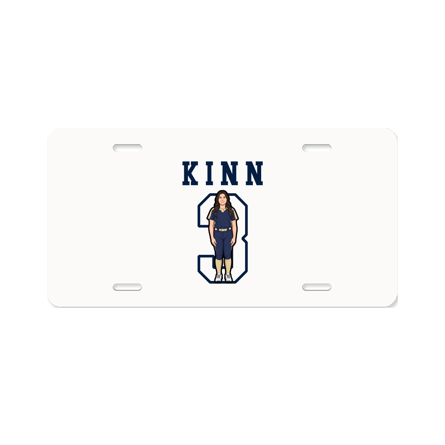 License Plate — Shirsey in Classic