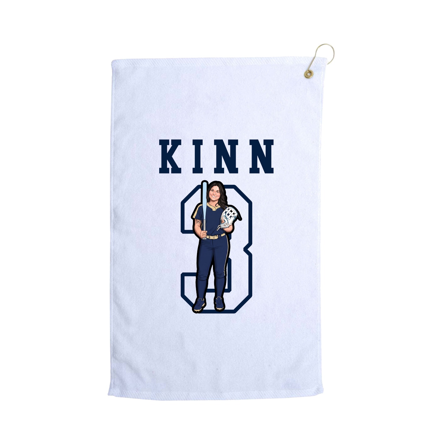 Golf Towel — Shirsey in White