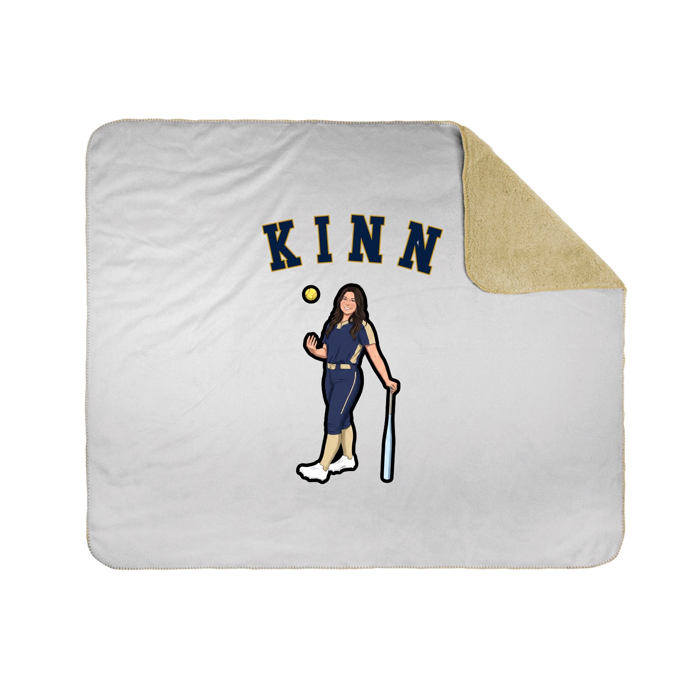 Throw Blanket — Shirsey Arch in White