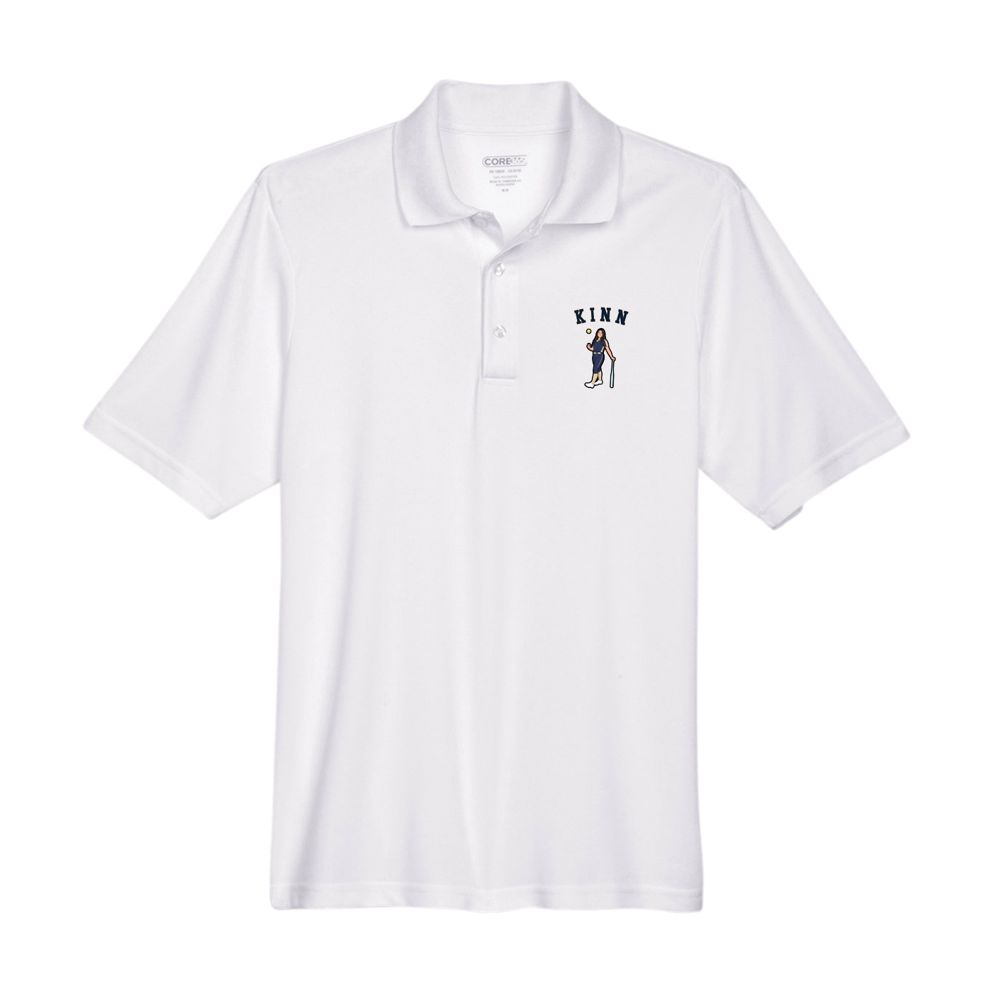 Performance Polo — Shirsey Arch in White