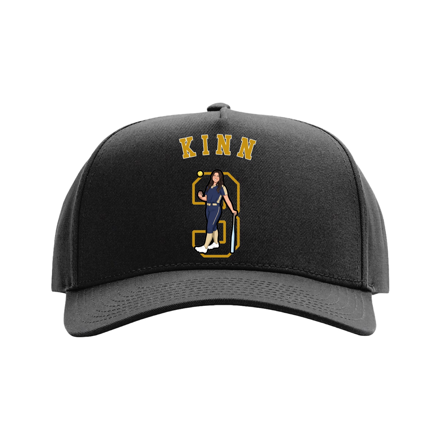 Full Fabric Five-Panel Champ Cap