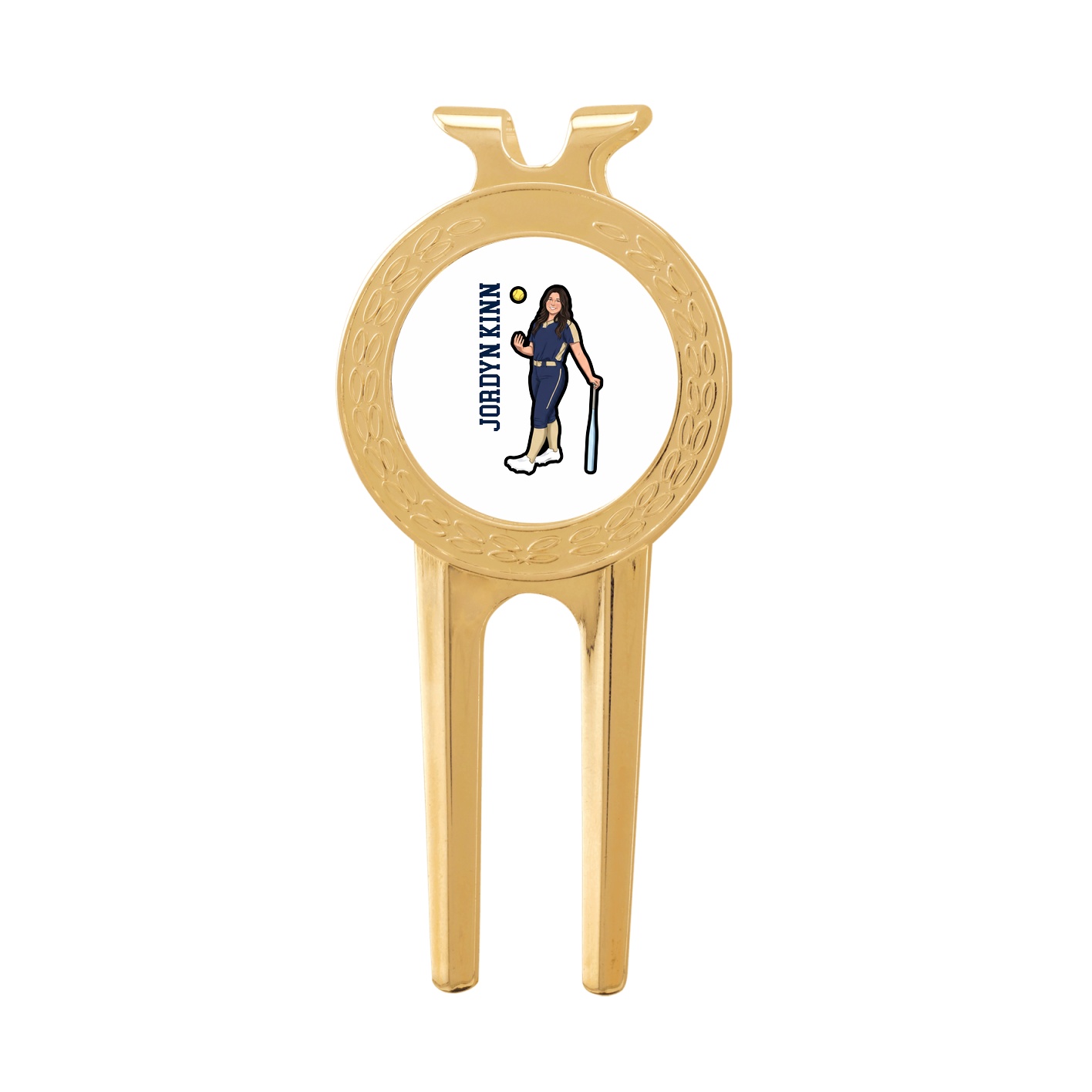 Divot Tool with Ball Marker — Name Vertical in Classic