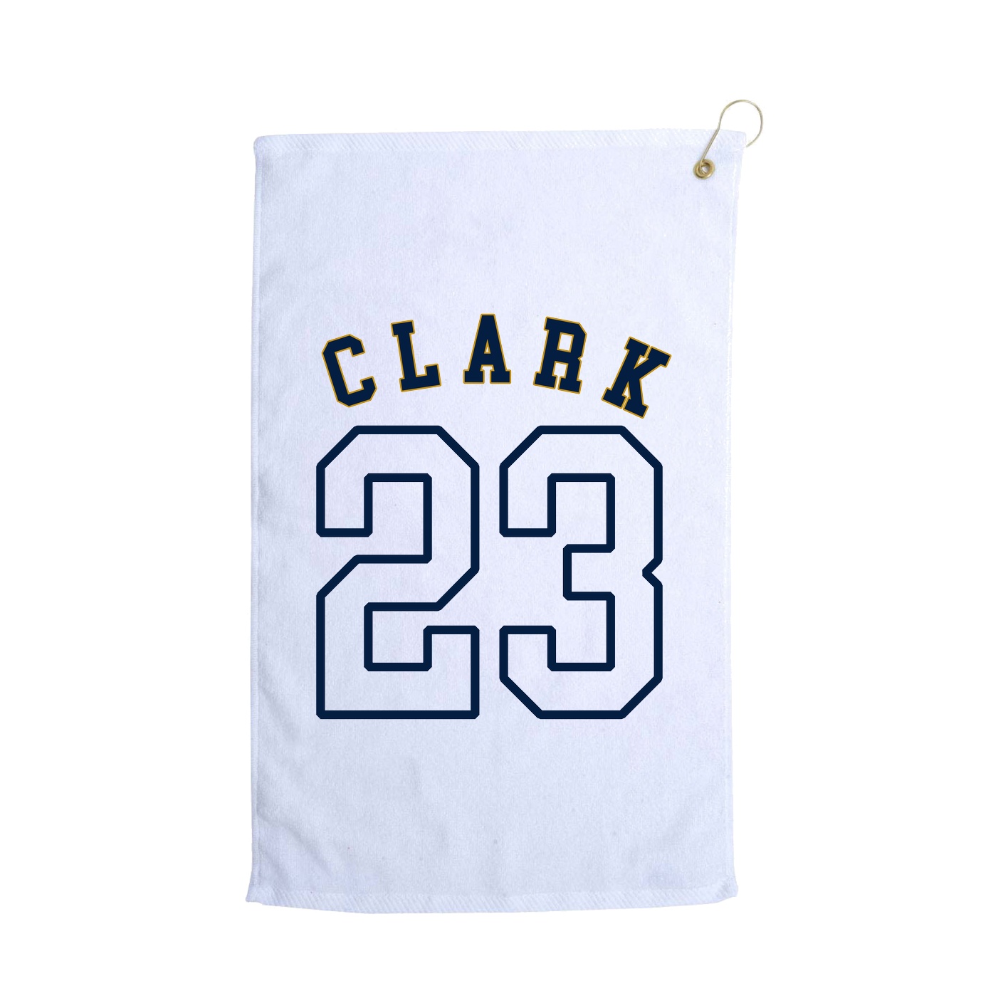 Golf Towel — Shirsey Arch in White