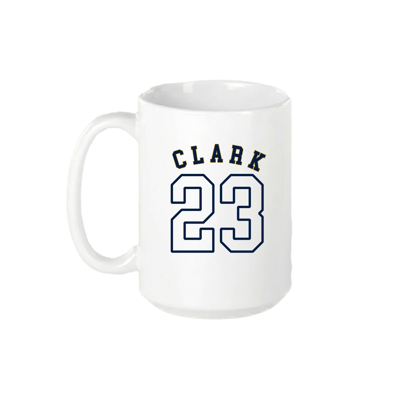 15oz Coffee Mug — Shirsey Arch in White