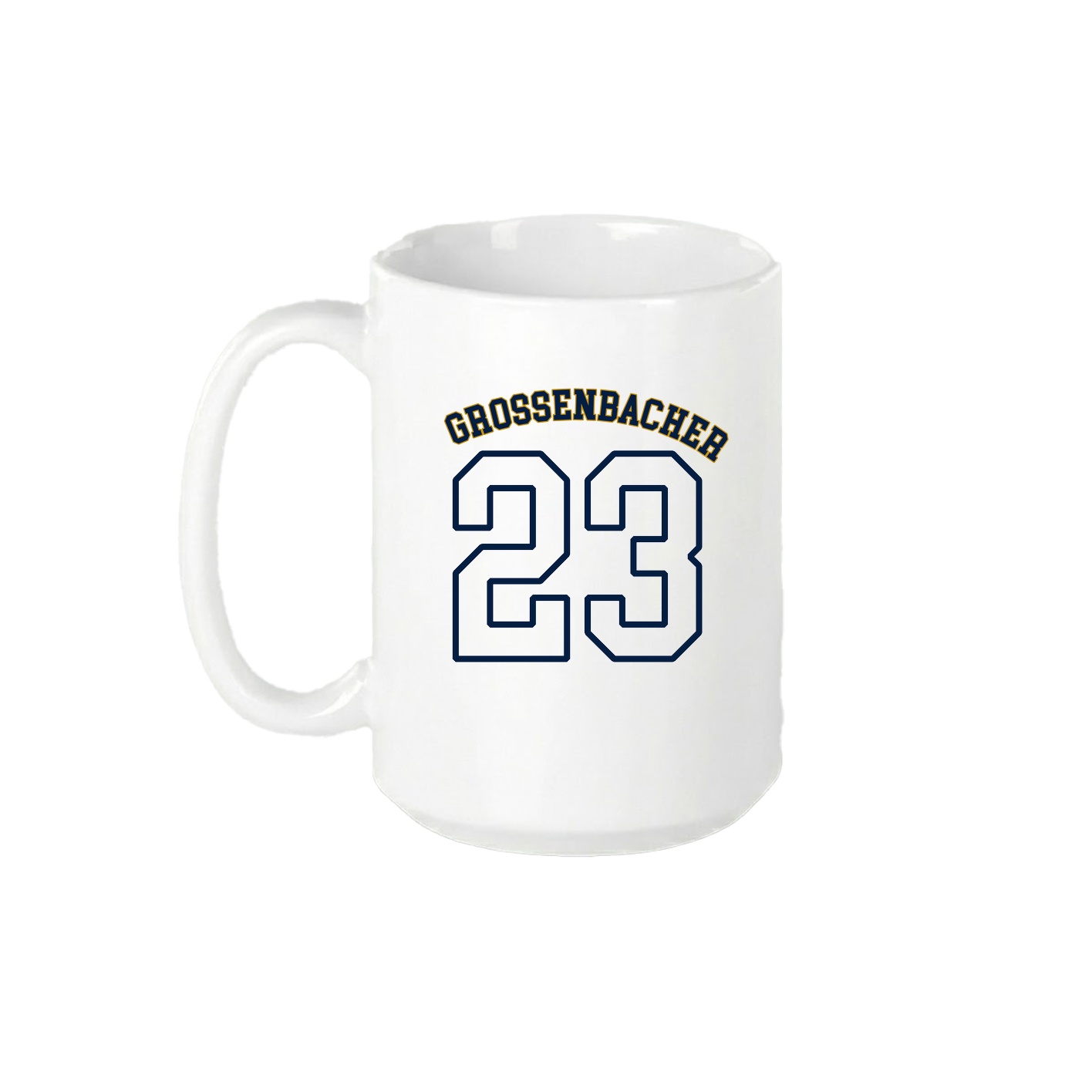 15oz Coffee Mug — Shirsey Arch in White
