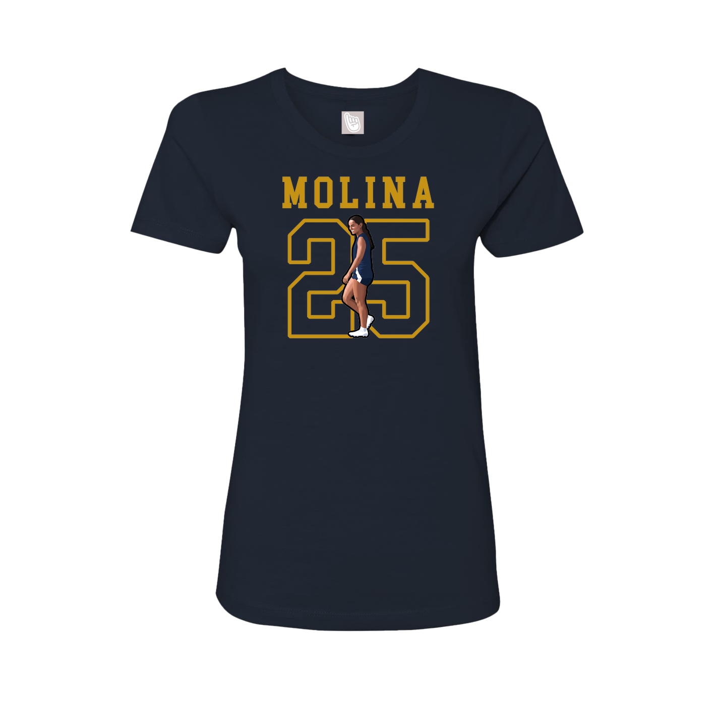 Fitted Women's Tee — Shirsey in Navy