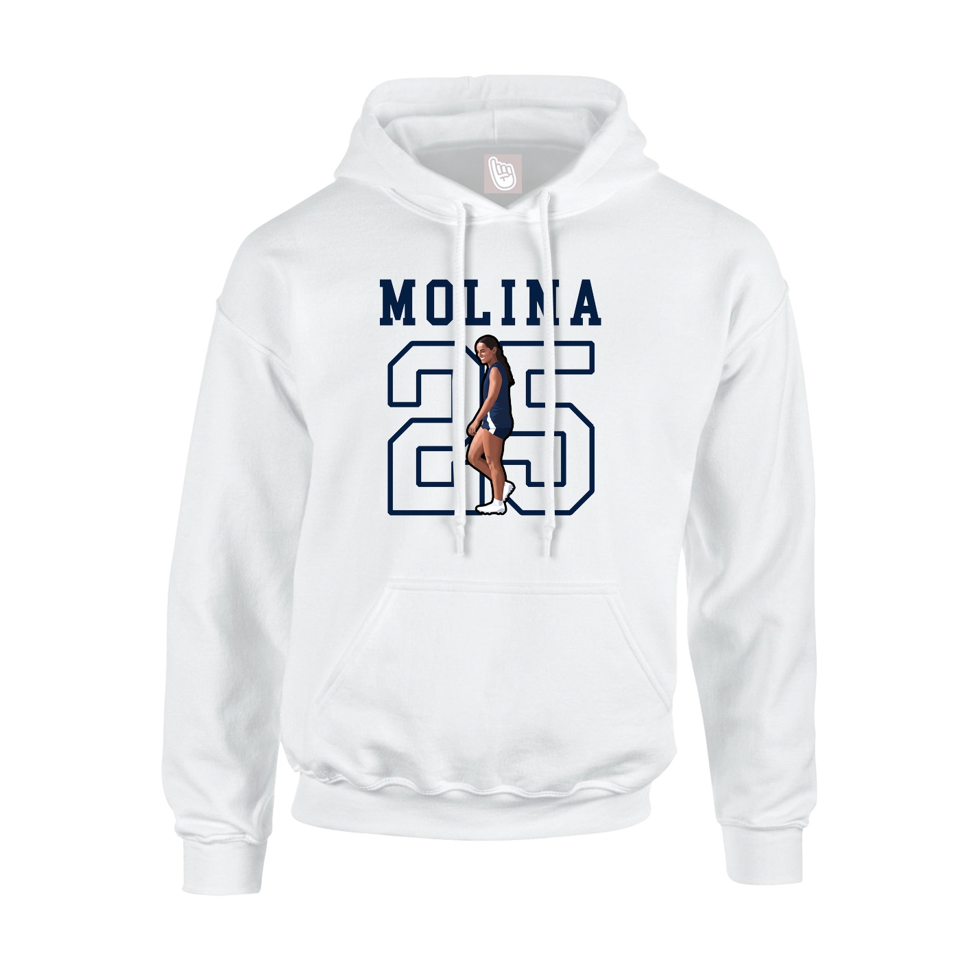 Hoodie — Shirsey in White