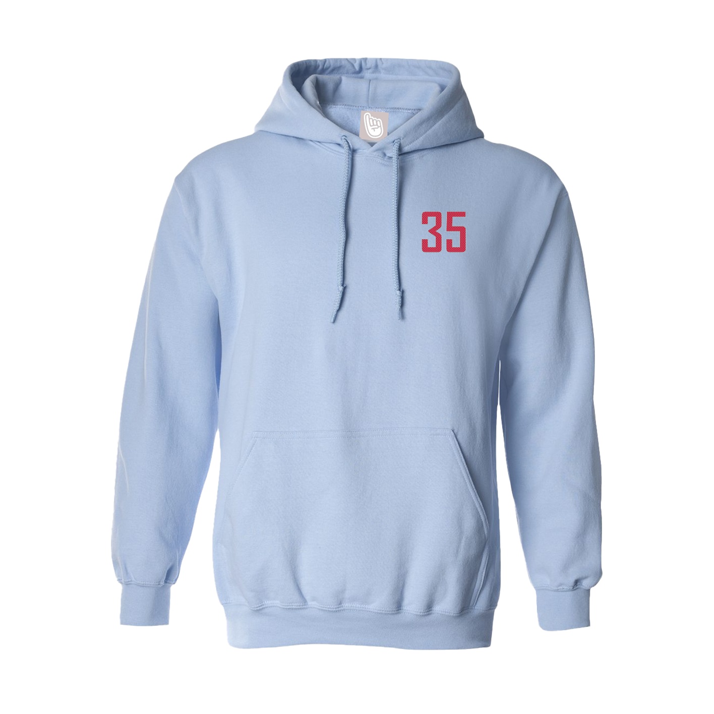 Hoodie — Front Shirsy in Light Blue
