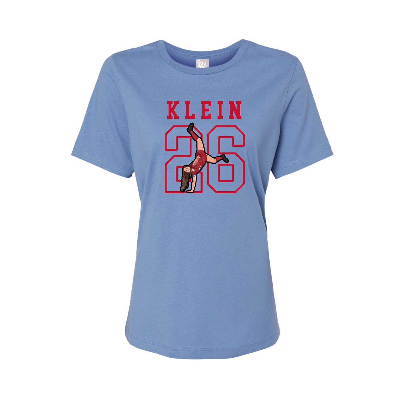 Fitted Women's Tee — Shirsey in Powder Blue