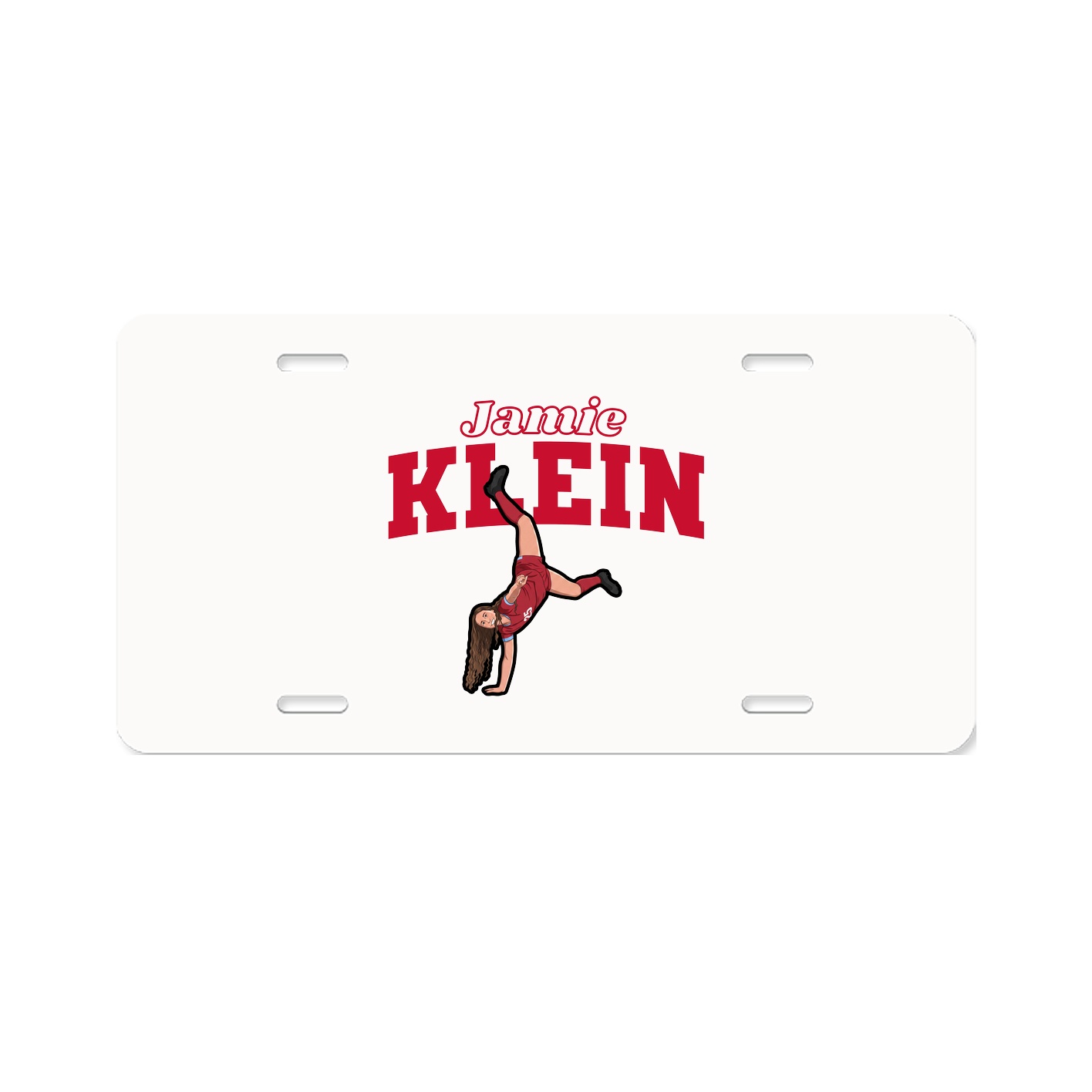 License Plate — Name Arch in Classic