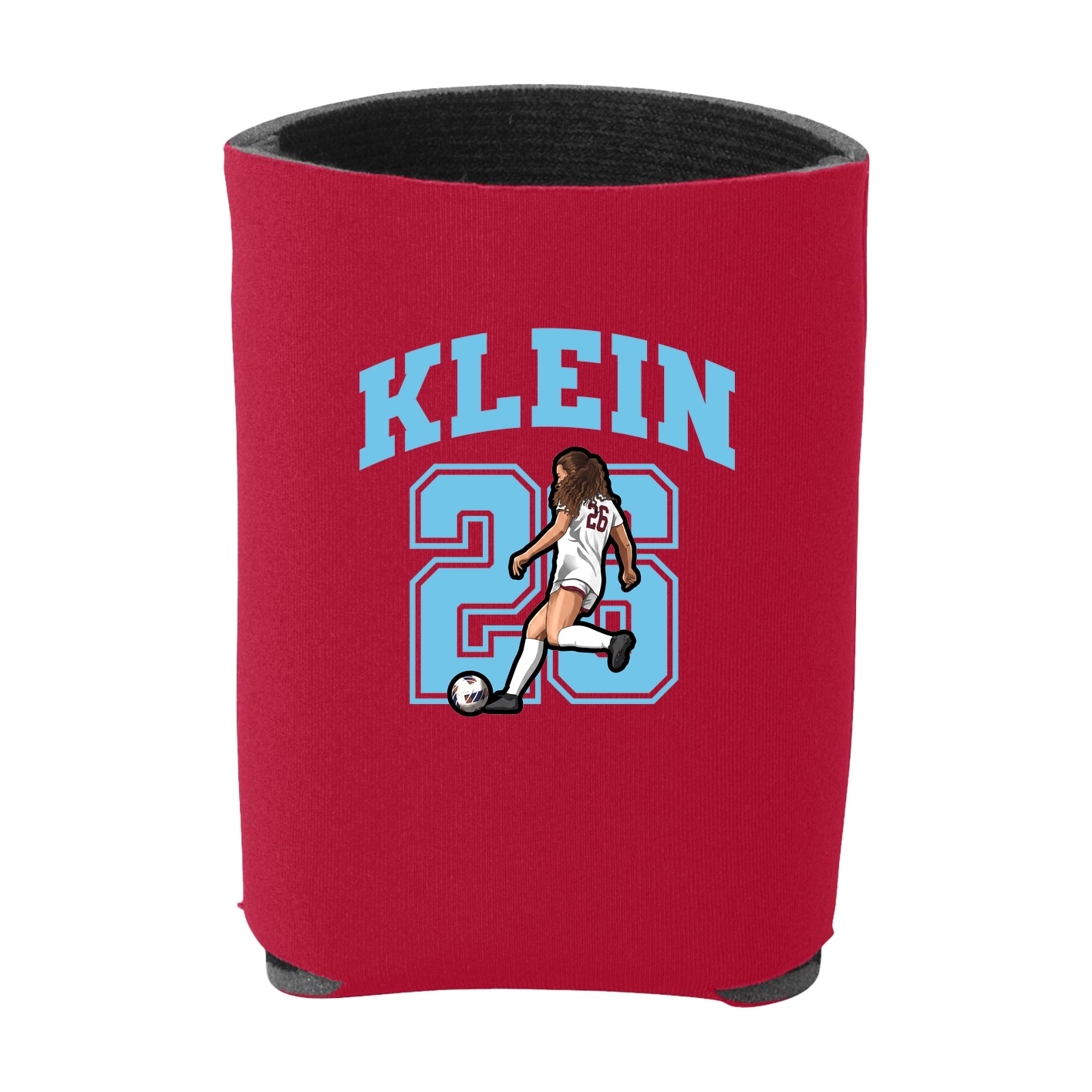 Can Holder — Number in Red