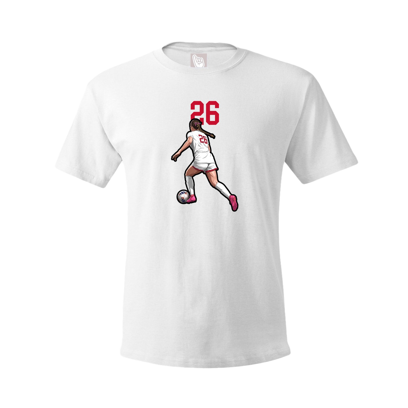 Tee — Number Top in White