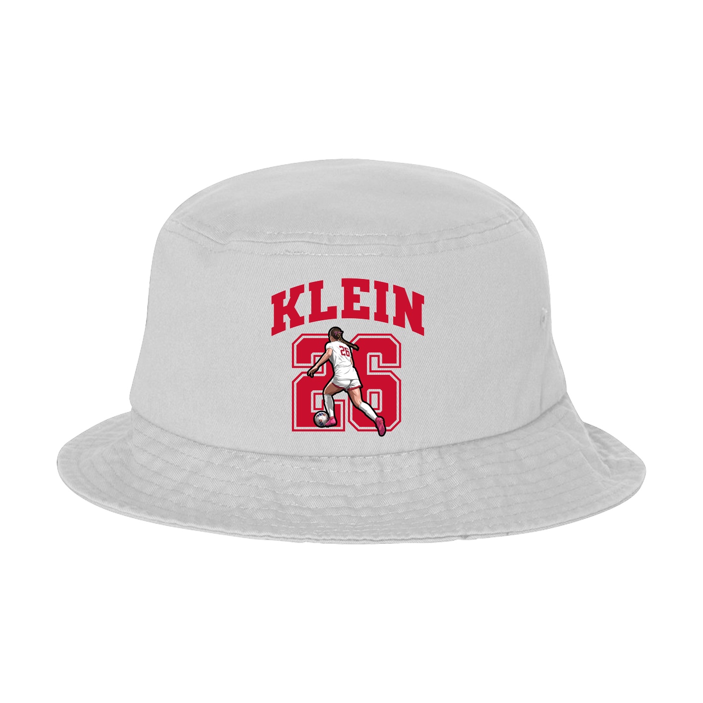 Bucket Cap — Number in White