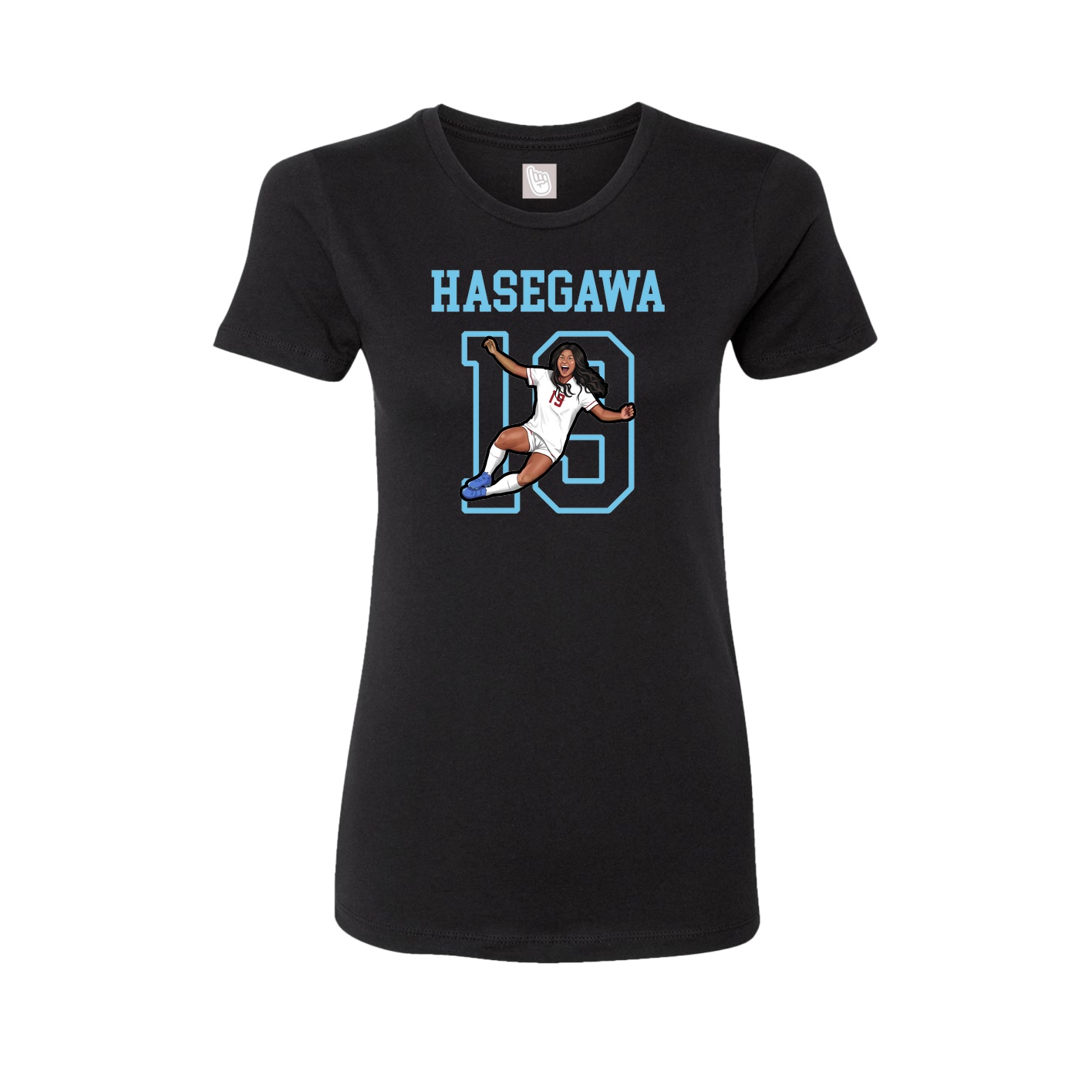 Fitted Women's Tee — Shirsey in Black