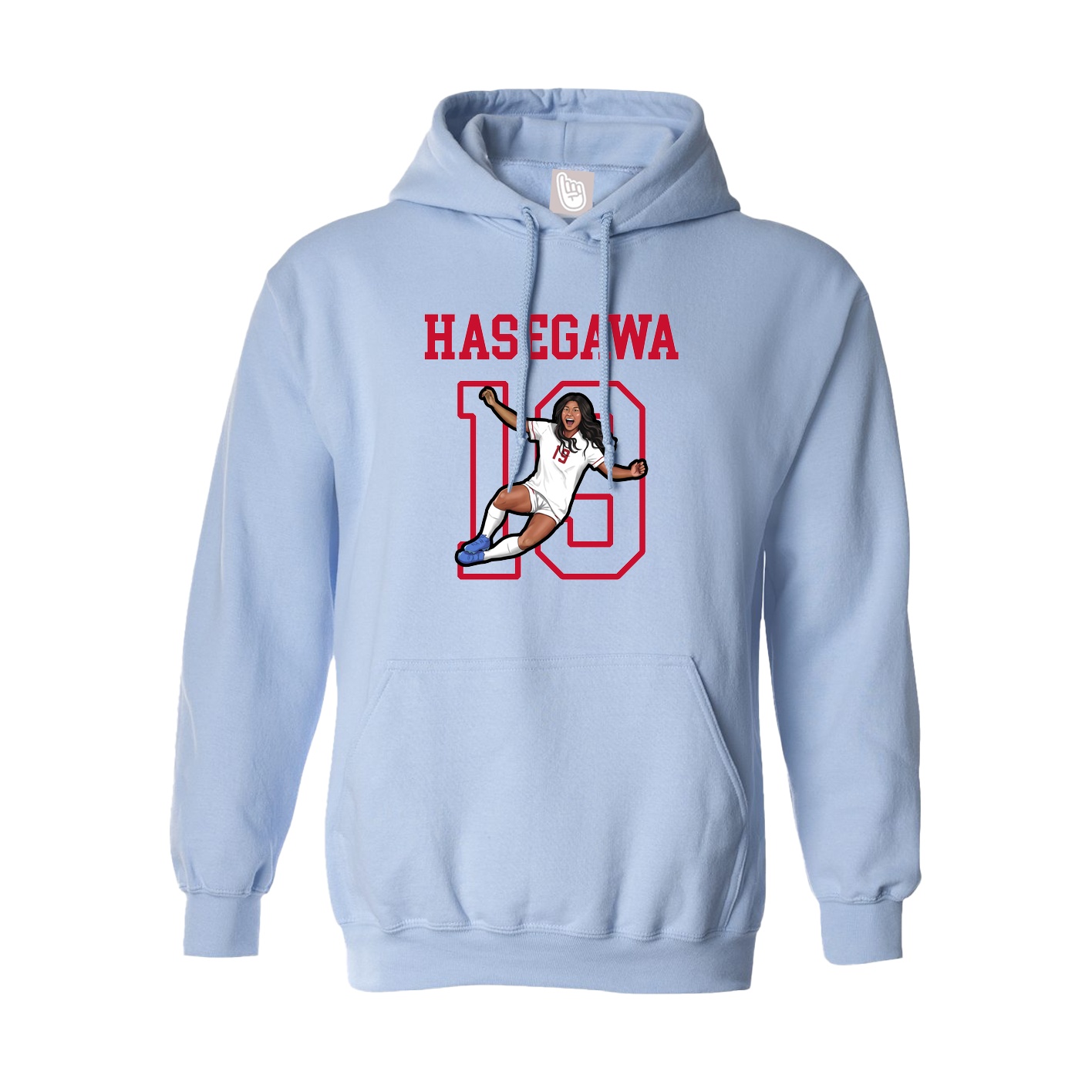 Hoodie — Shirsey in Light Blue