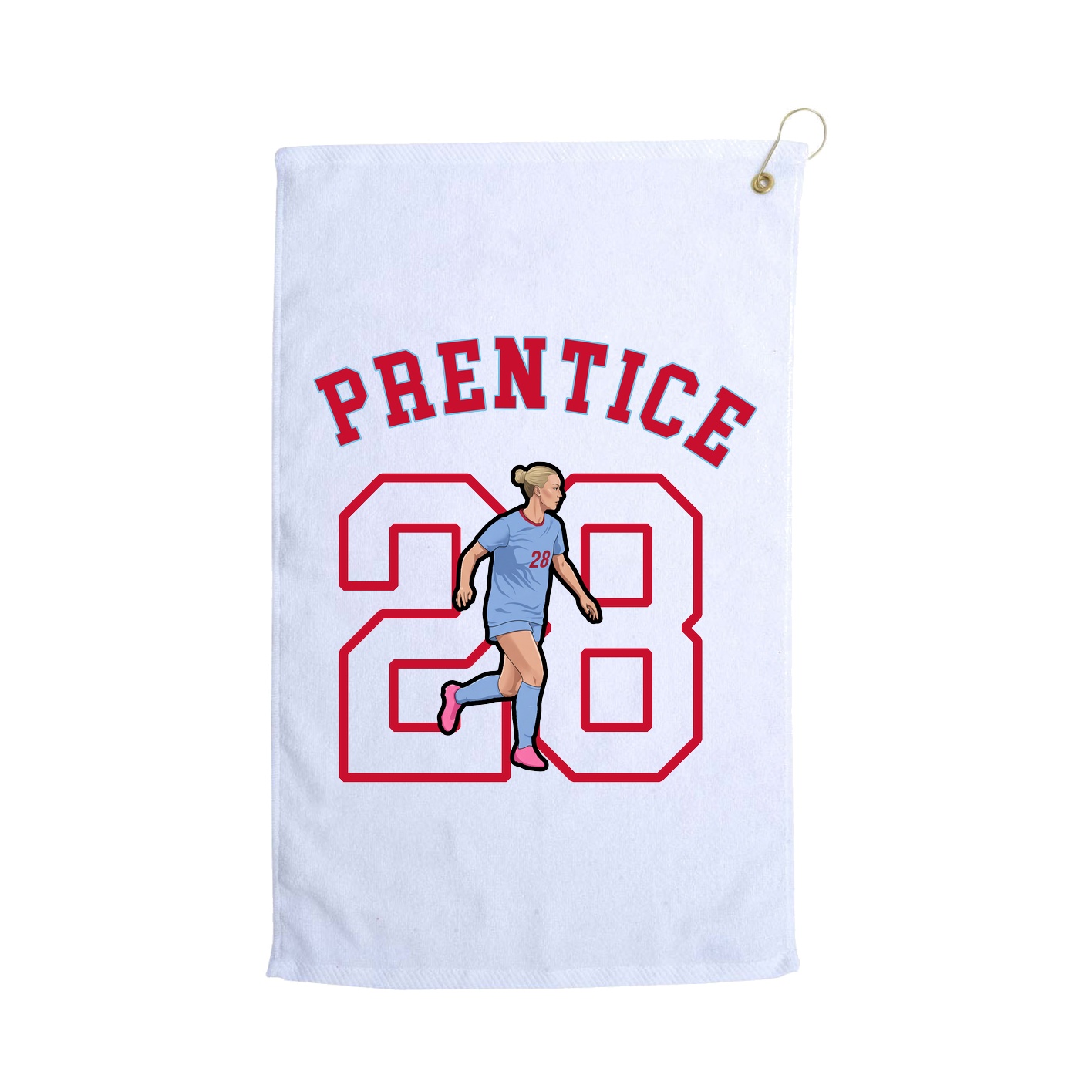 Golf Towel — Shirsey Arch in White