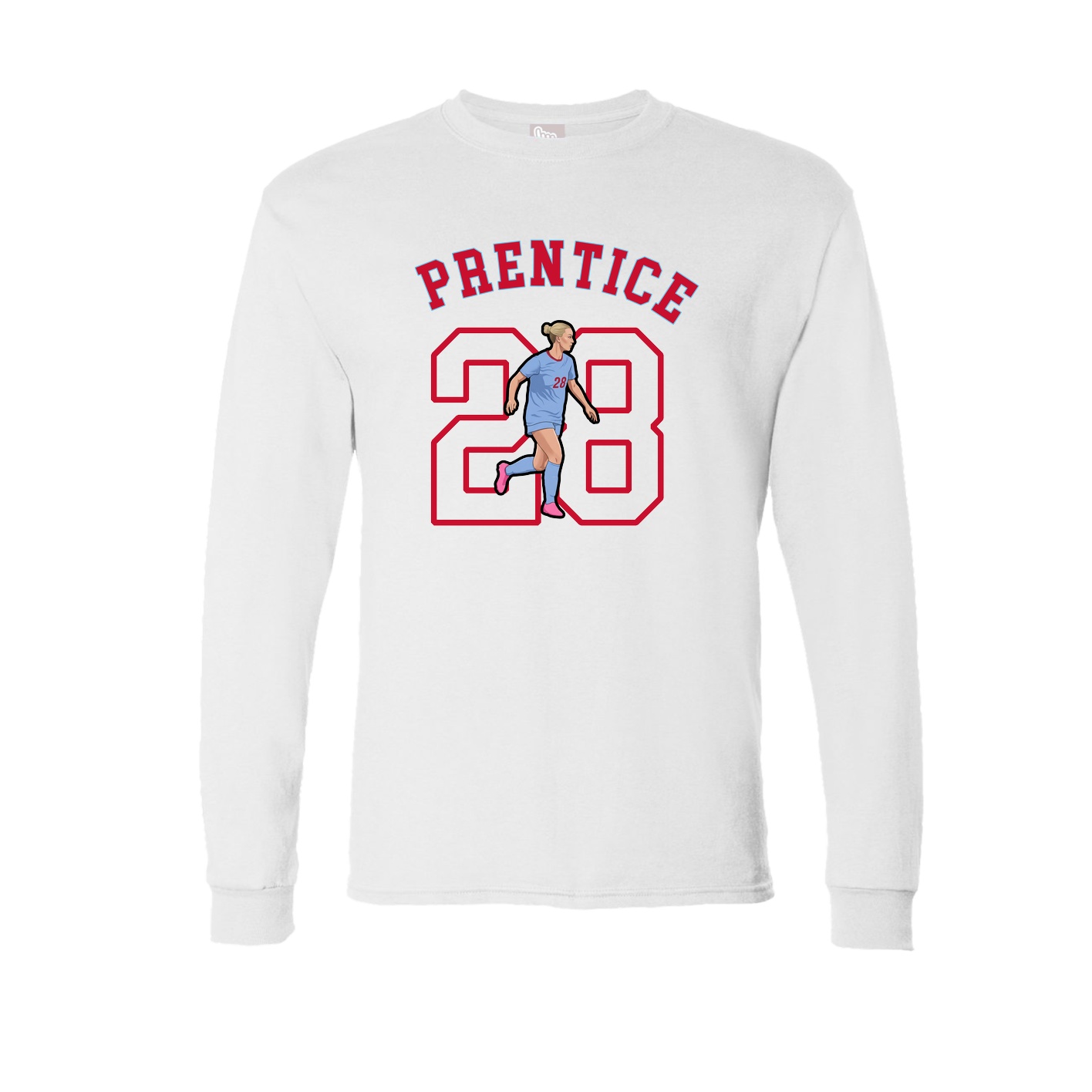 Long Sleeve Tee — Shirsey Arch in White