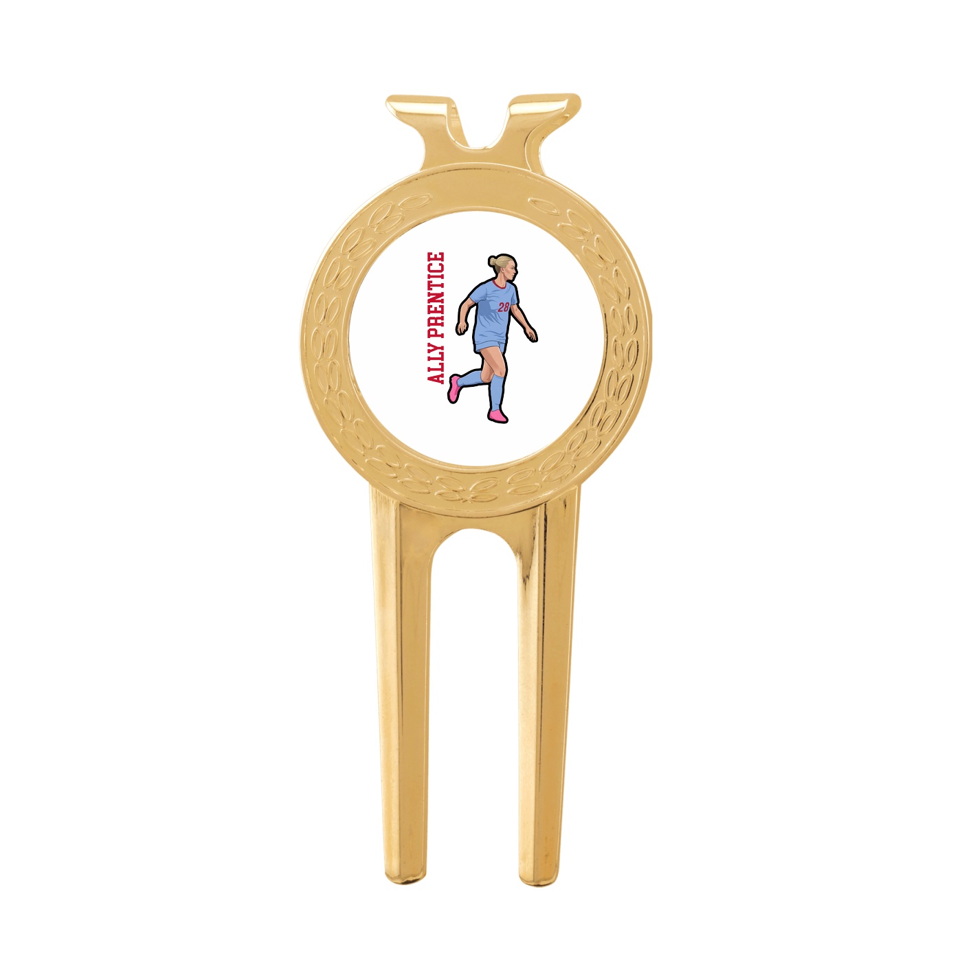 Divot Tool with Ball Marker — Name Vertical in Classic
