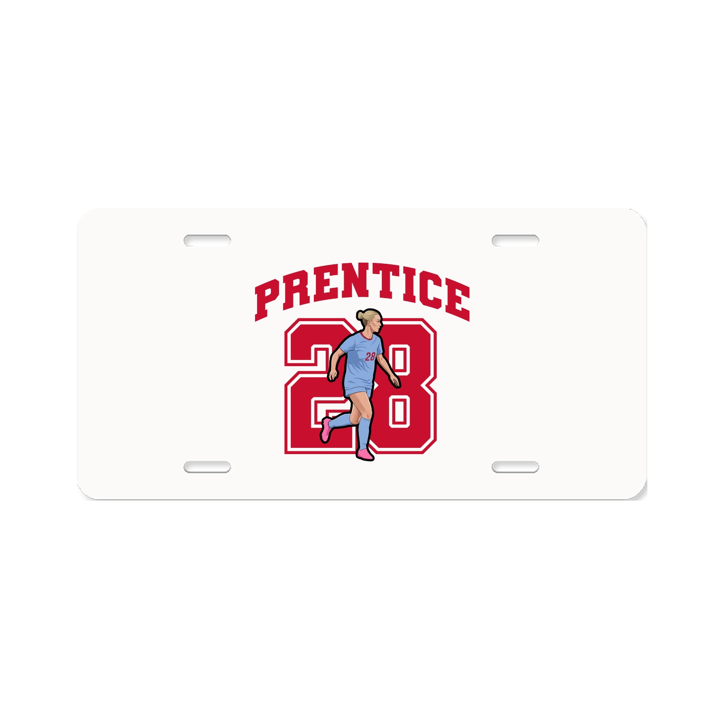 License Plate — Number in Classic