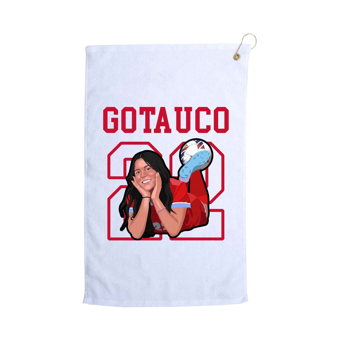 Golf Towel — Shirsey in White