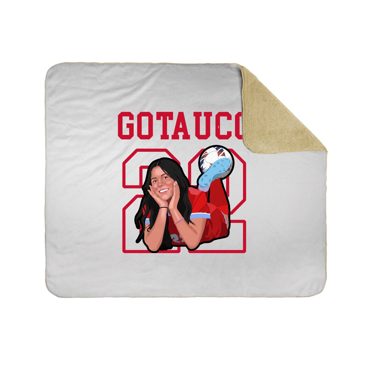 Throw Blanket — Shirsey in White