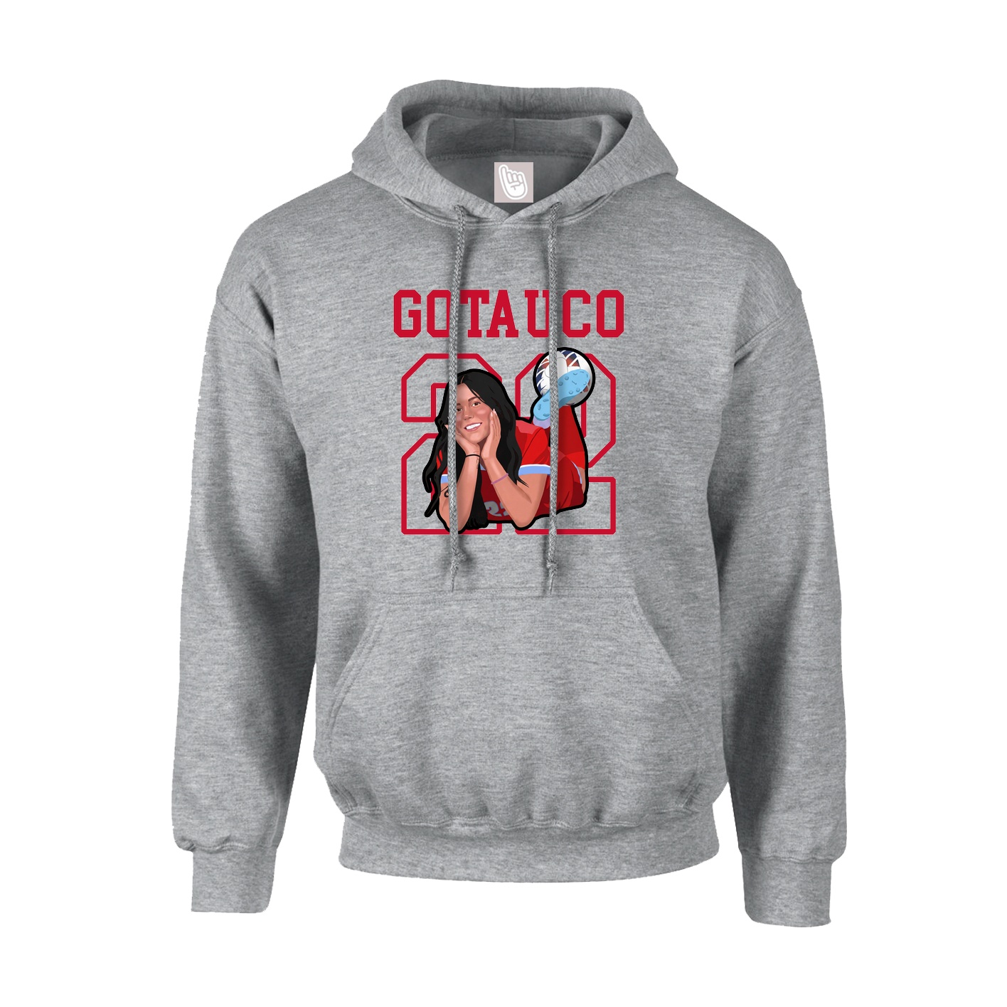 Hoodie — Shirsey in Grey
