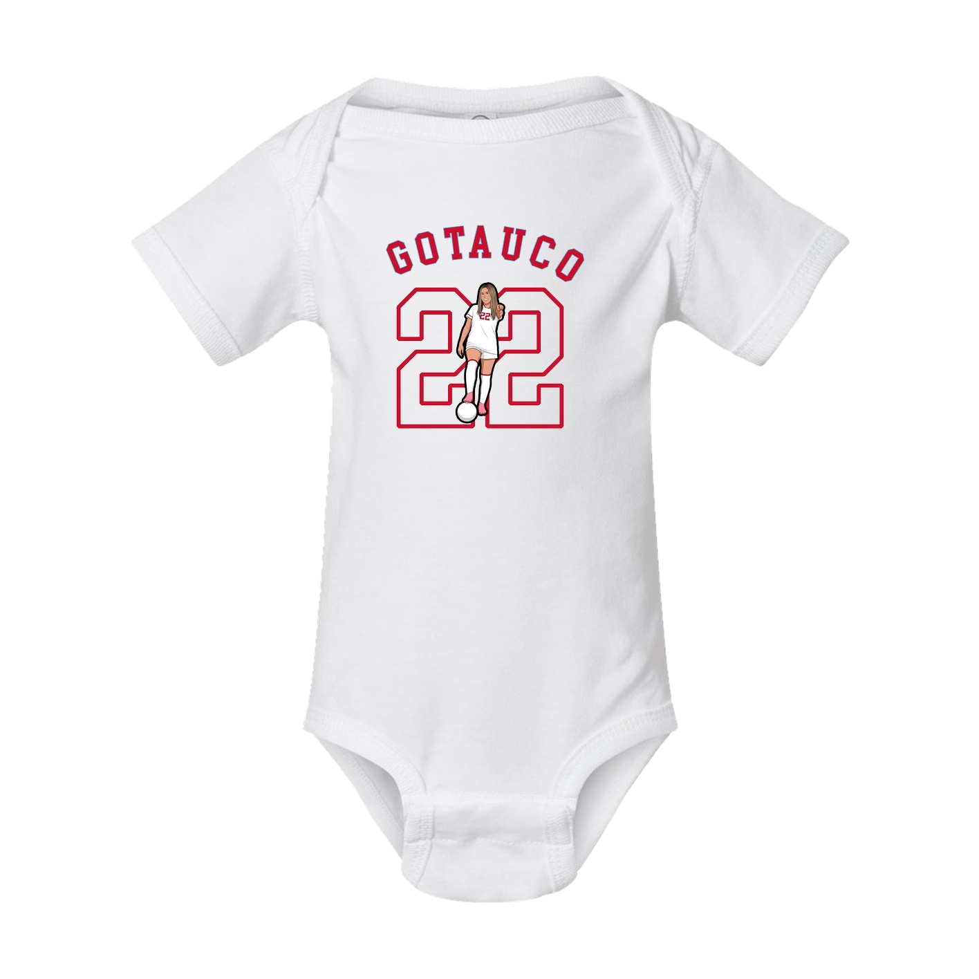 Baby Onesie — Shirsey Arch in White