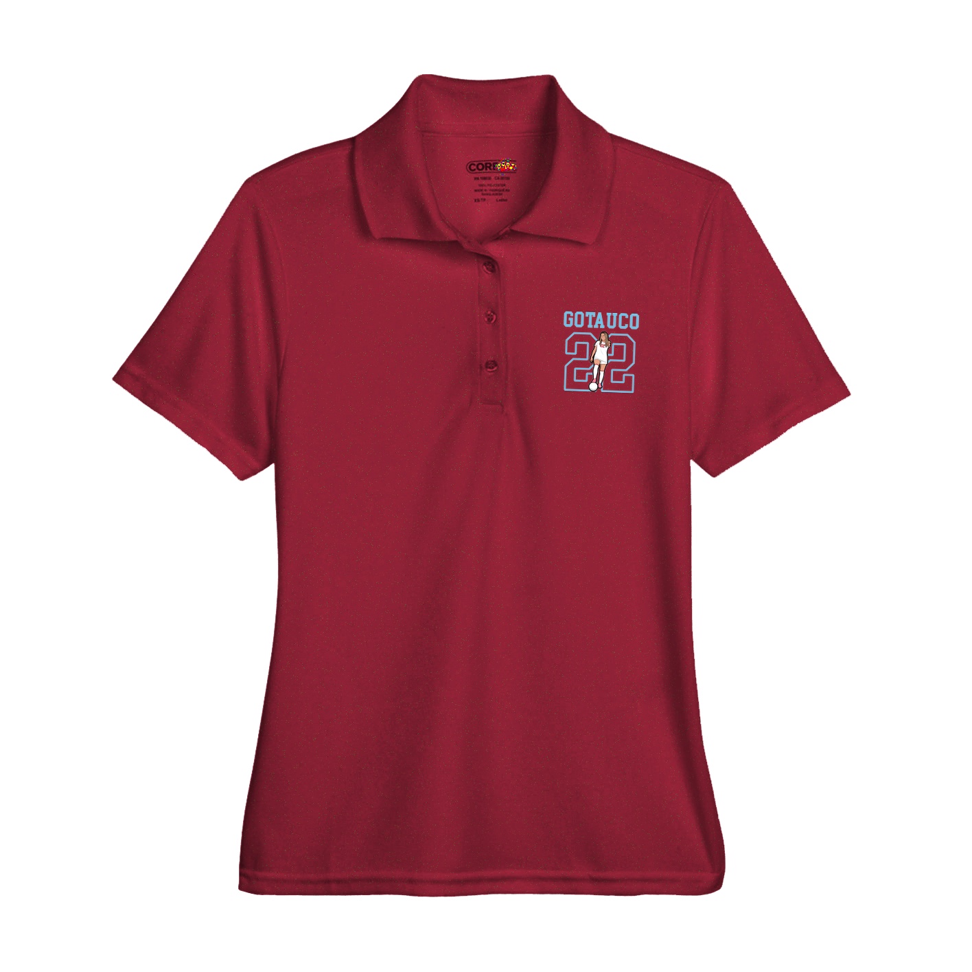 Womens Performance Polo — Shirsey in Red