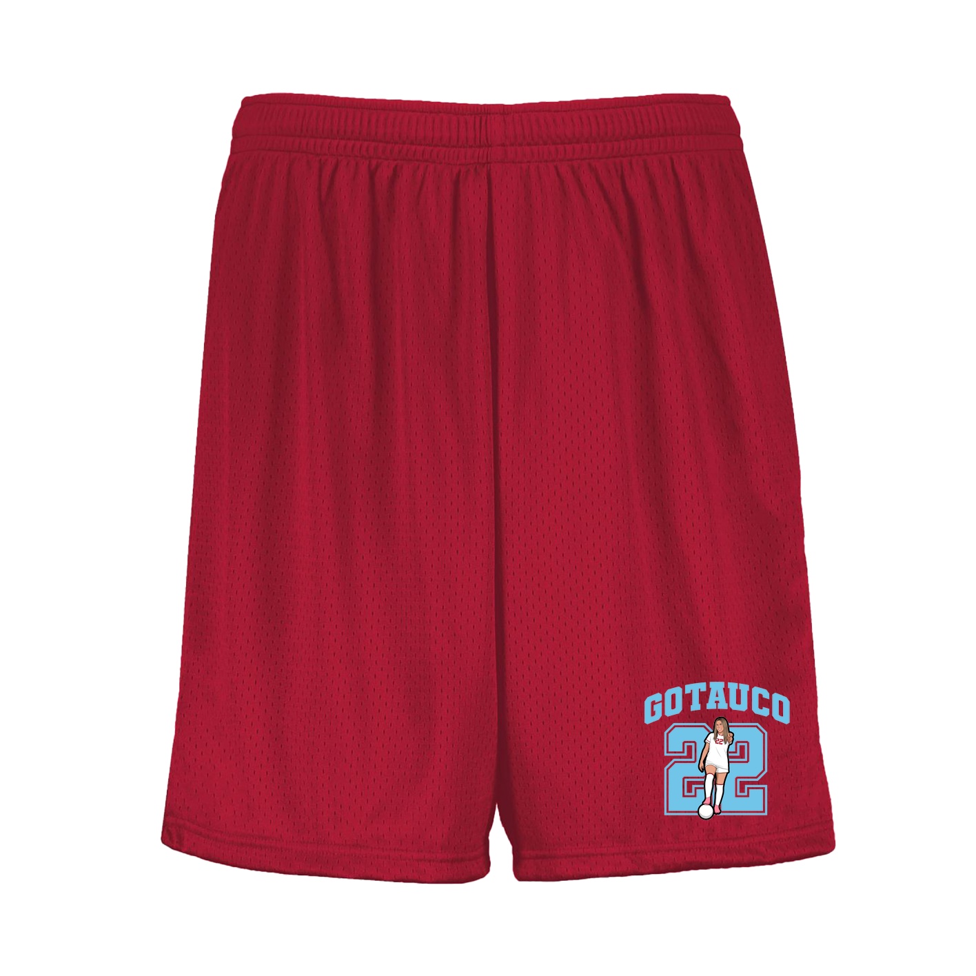 Shorts — Number in Red