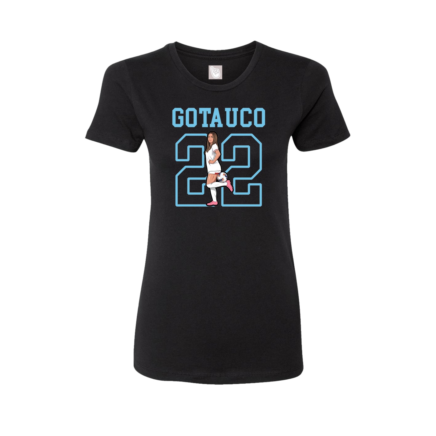 Fitted Women's Tee — Shirsey in Black