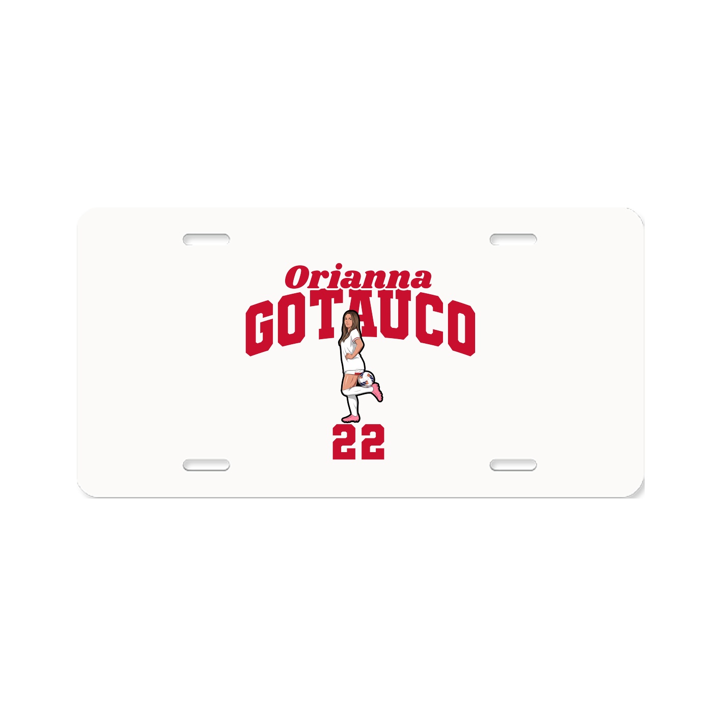 License Plate — Signature Arch in Classic
