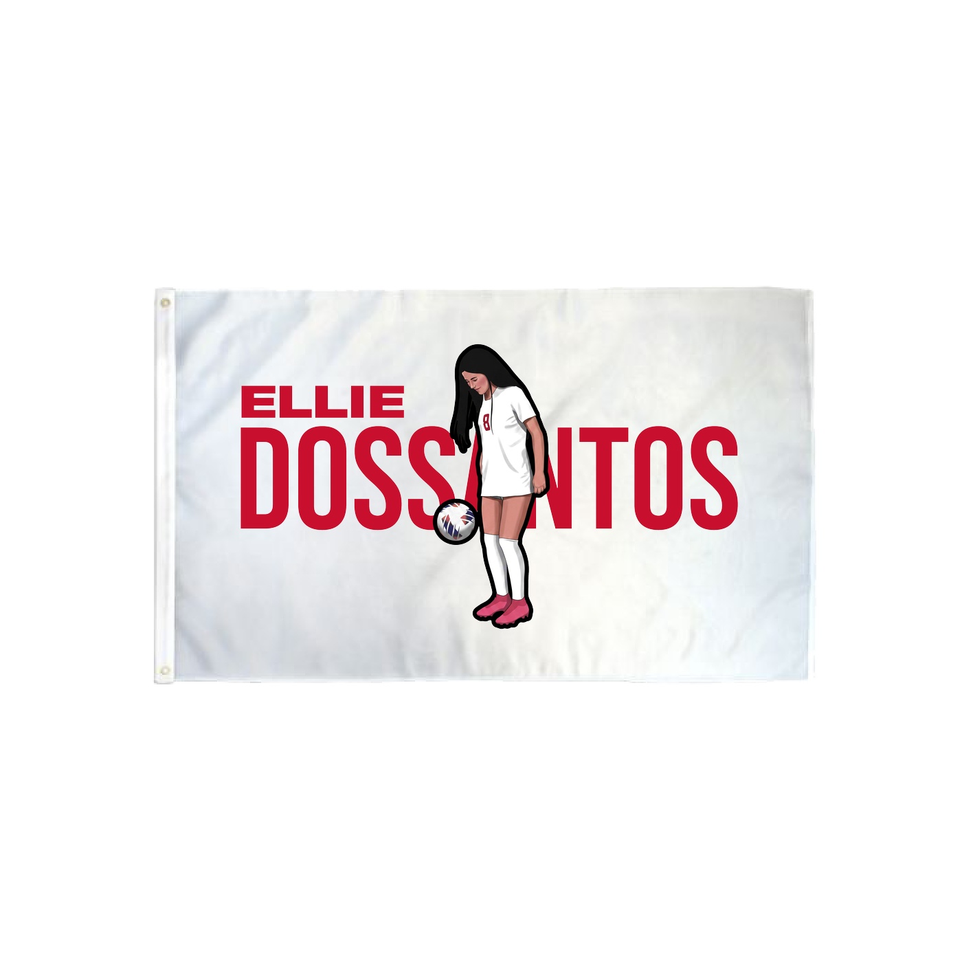 3x5 Flag — Player Name in Classic