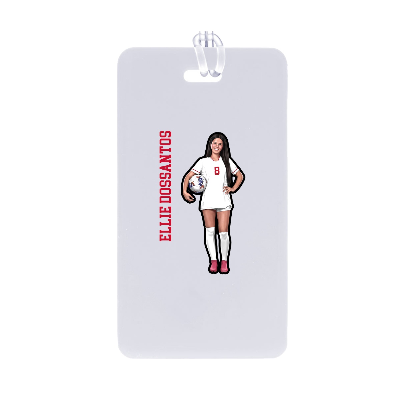 Bag Tag — Name Vertical in Classic