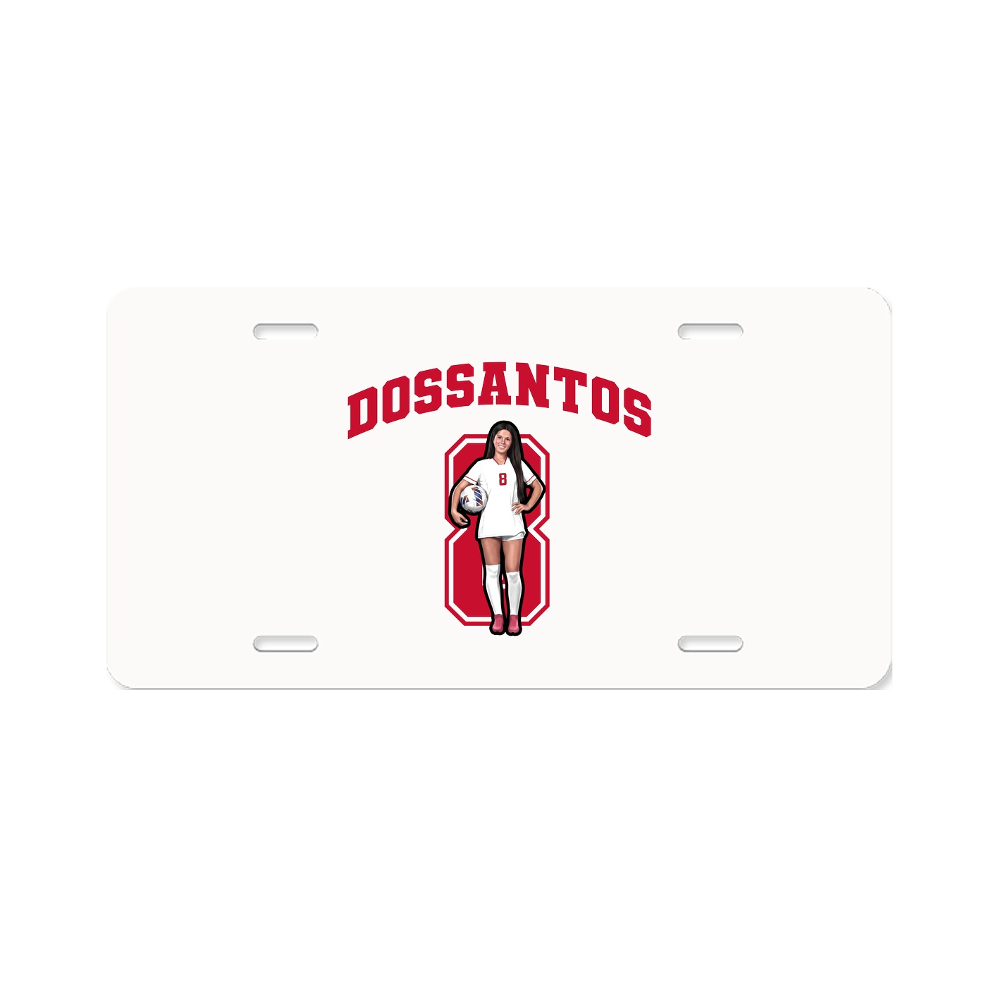 License Plate — Number in Classic