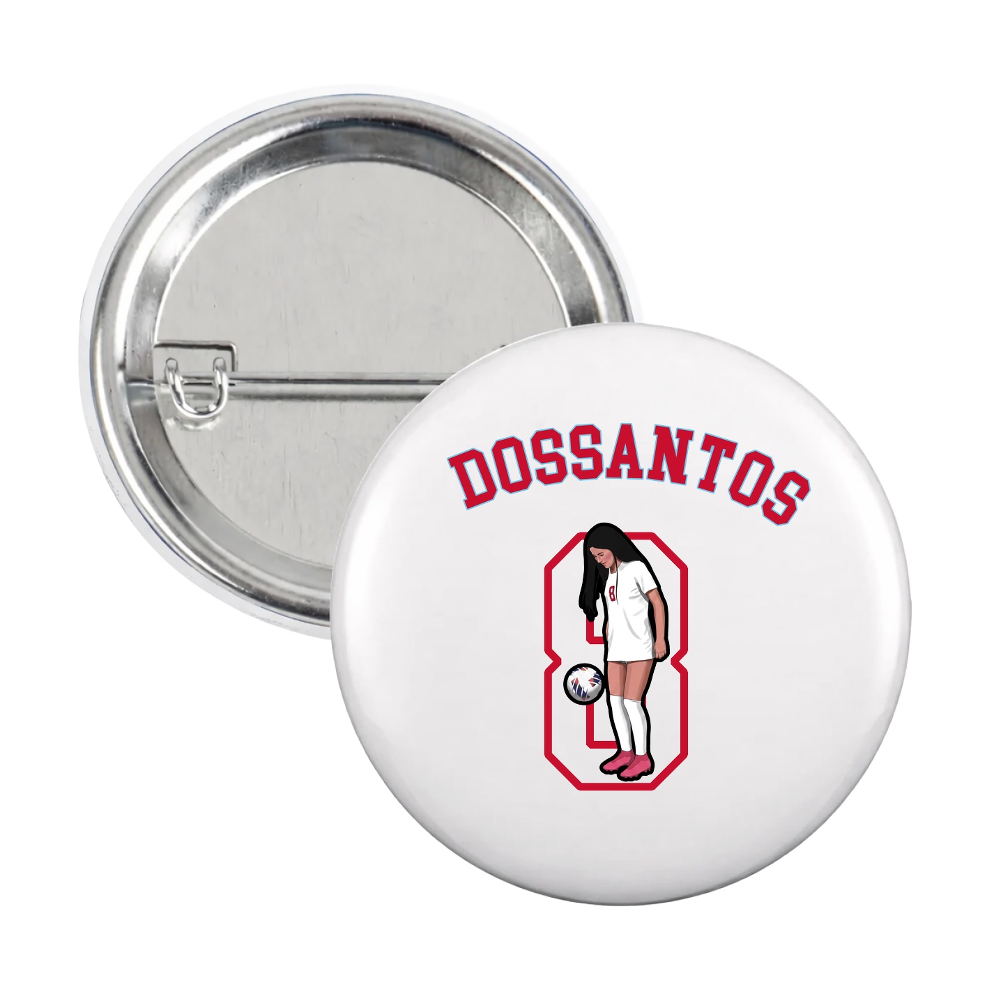 Game Day Button — Shirsey Arch in White